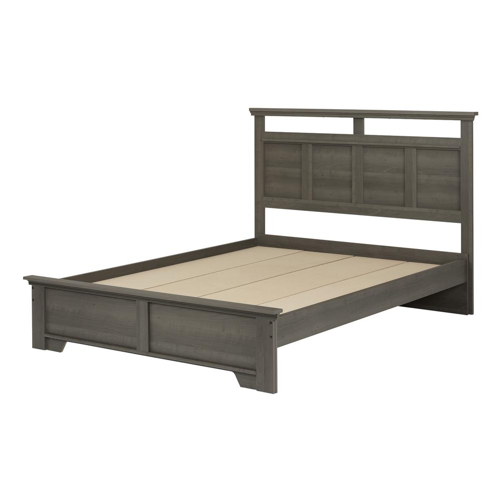 Versa Bed and Headboard Set, Gray Maple. Picture 1