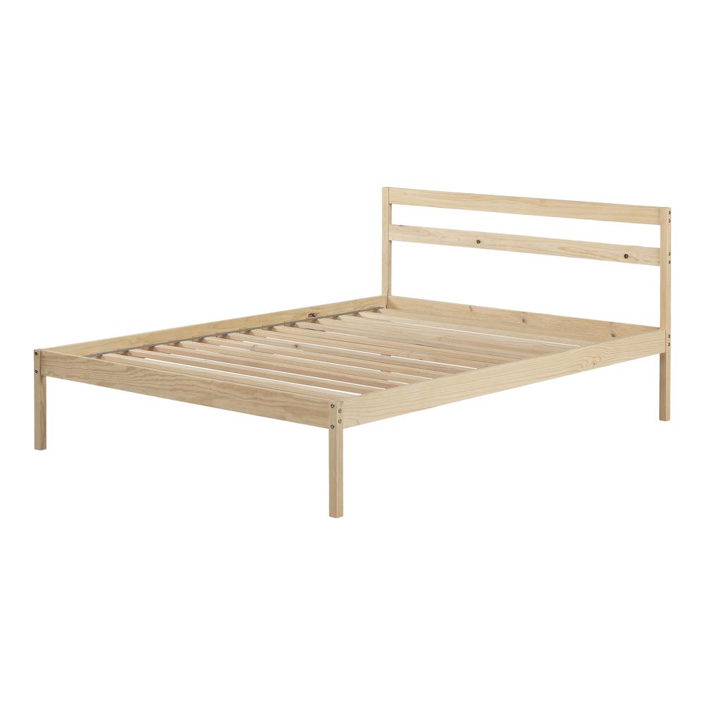 Sweedi Wooden Bed, Natural Wood. Picture 1