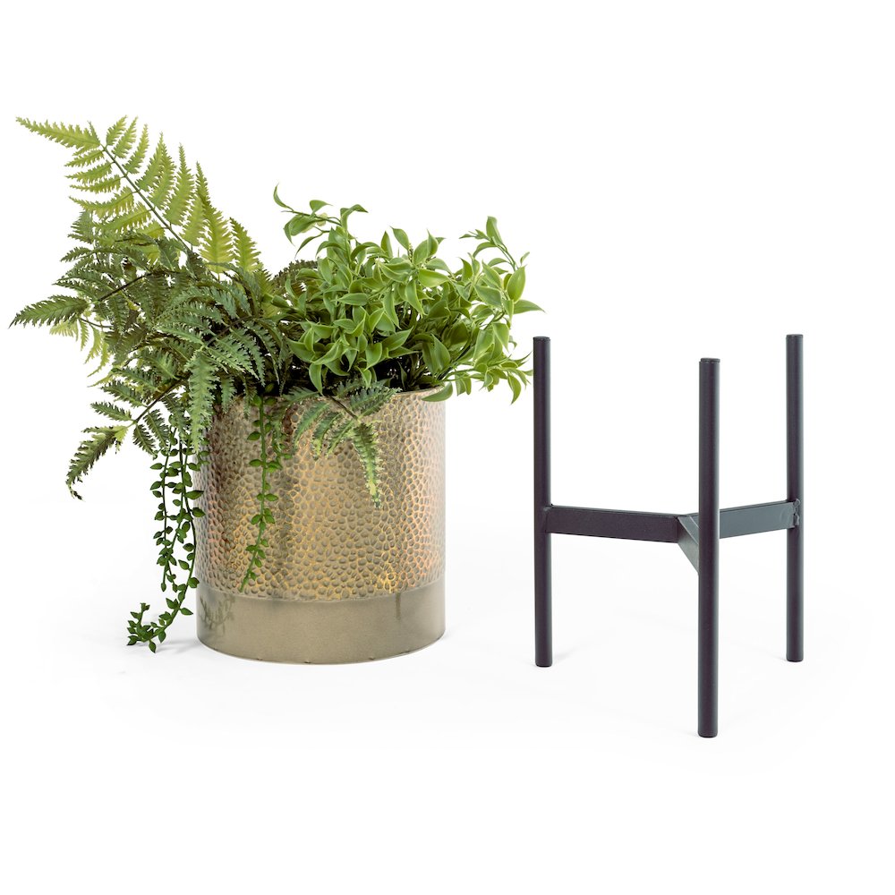 Ambre Metal Table Top Planters, S3. Picture 5