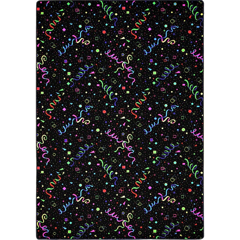 Celebration 12' x 12' area rug in color Fluorescent. Picture 1