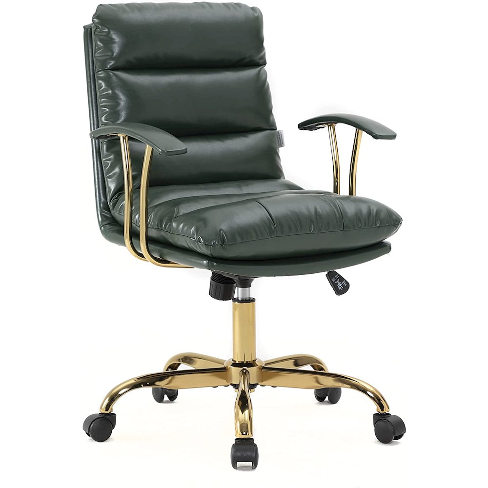 Regina Modern Leather Adjustable Conference Office Chair. Picture 1