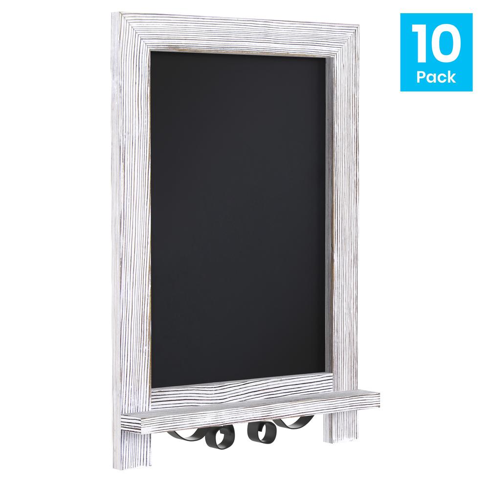 Vintage 9.5" x 14" Wooden Magnetic Chalkboards with Legs, Set of 10. Picture 2