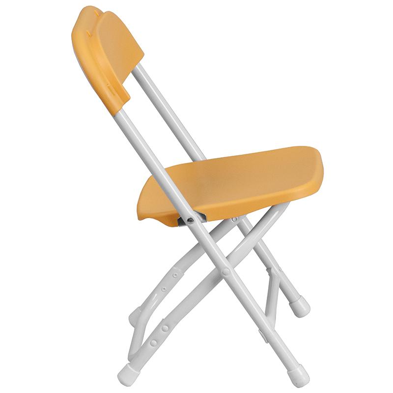 2 Pk. Kids Yellow Plastic Folding Chair. Picture 2