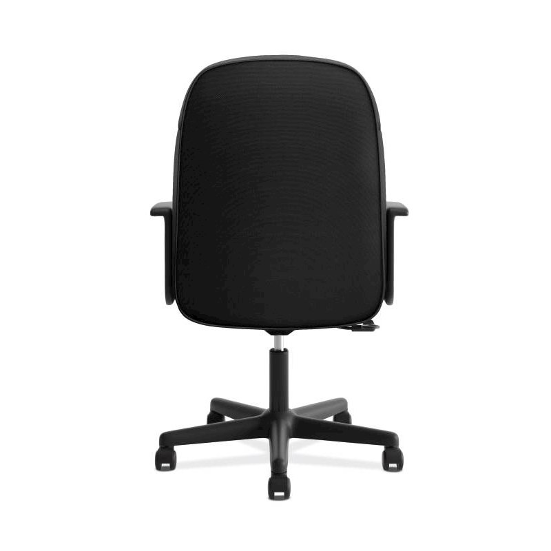 HVL601 Executive High-Back Chair | Center-Tilt | Fixed Arms | Black Fabric. Picture 5