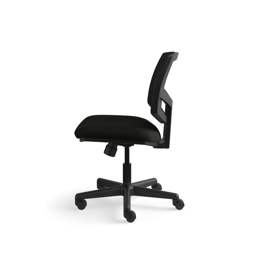 HON Volt Mesh Back Task Chair | Center-Tilt | Black SofThread Leather. Picture 4