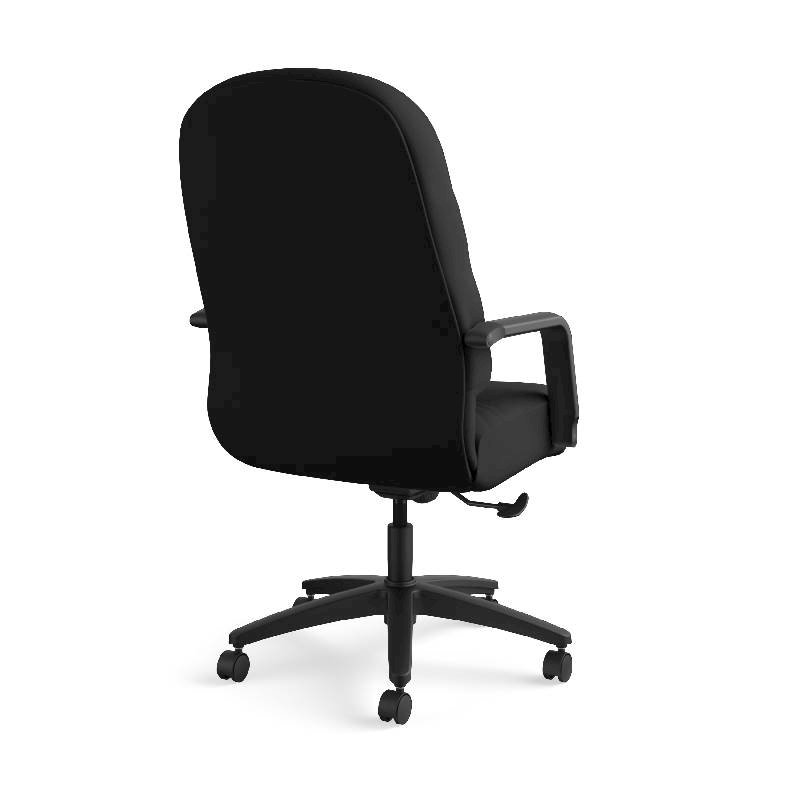 HON Pillow-Soft Executive High-Back Chair | Center-Tilt, Tension, Lock | Fixed Arms | Black Fabric. Picture 8