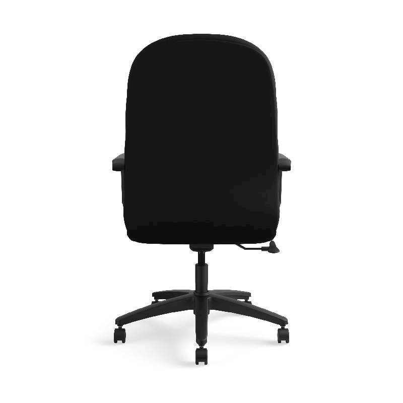 HON Pillow-Soft Executive High-Back Chair | Center-Tilt, Tension, Lock | Fixed Arms | Black Fabric. Picture 9
