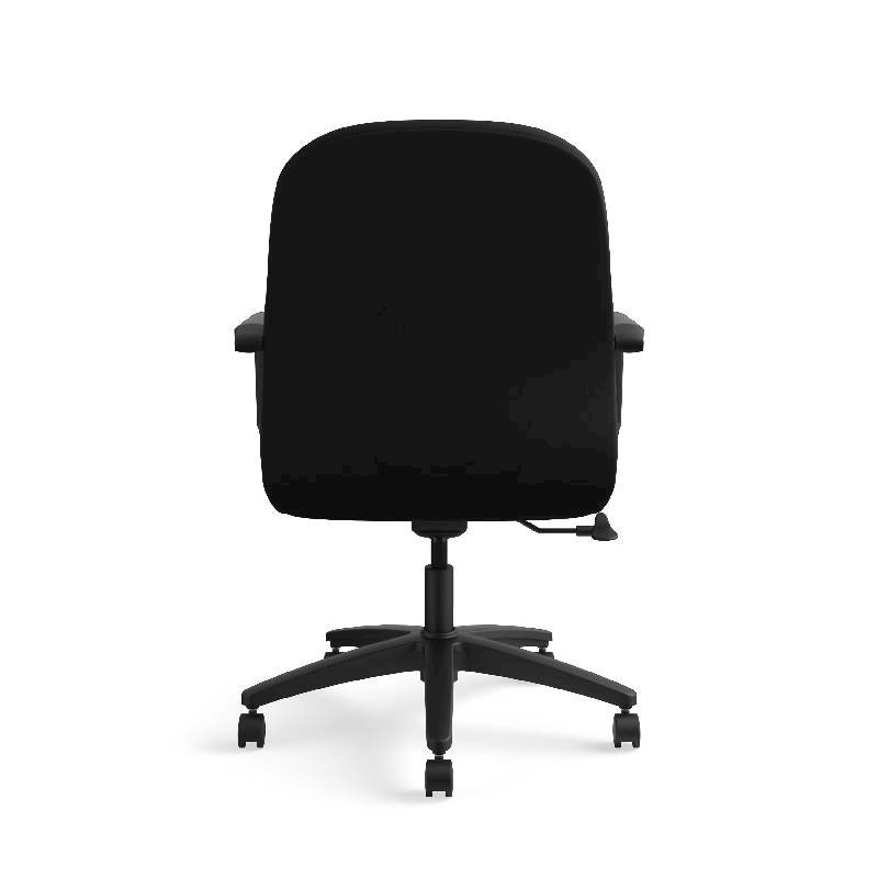 HON Pillow-Soft Mid-Back Task Chair | Center-Tilt, Tension, Lock | Fixed Arms | Black Fabric. Picture 9