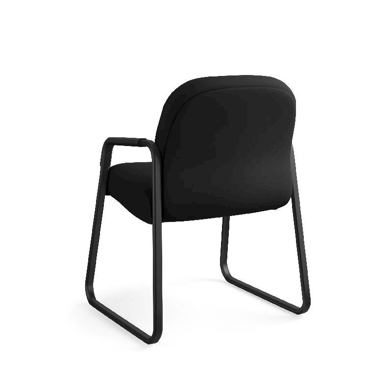 HON Pillow-Soft Guest Chair | Fixed Arms | Black Fabric. Picture 10