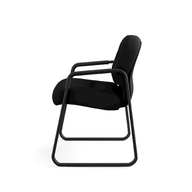 HON Pillow-Soft Guest Chair | Fixed Arms | Black Fabric. Picture 12