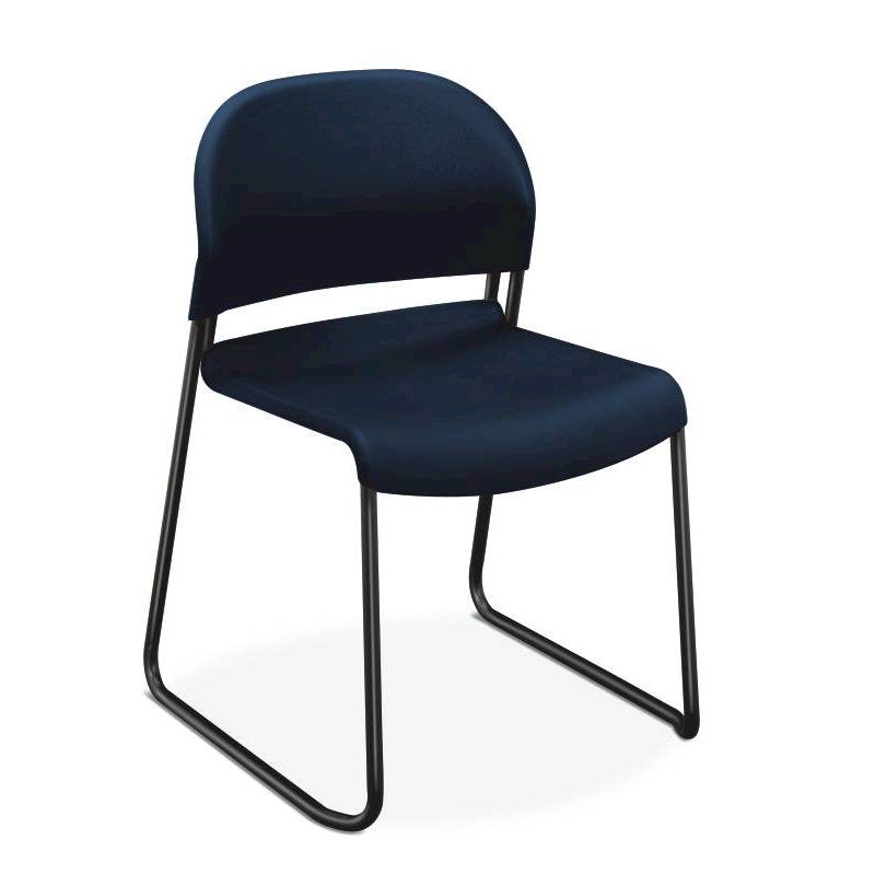 HON GuestStacker High-Density Stacking Chair | Regatta Shell | 4 per Carton. Picture 1