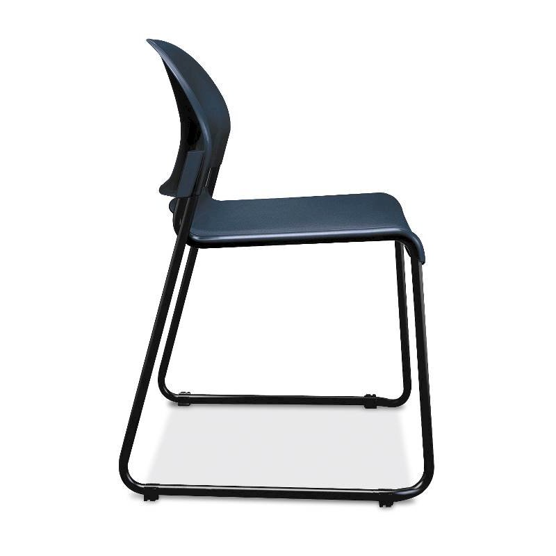 HON GuestStacker High-Density Stacking Chair | Regatta Shell | 4 per Carton. Picture 2