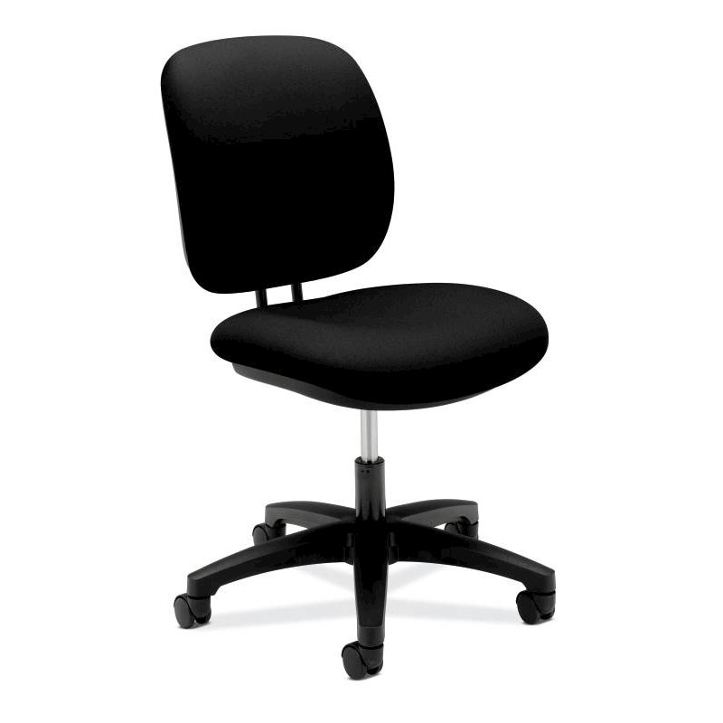 HON ComforTask Chair | Adjustable Back Depth | Black Fabric. The main picture.
