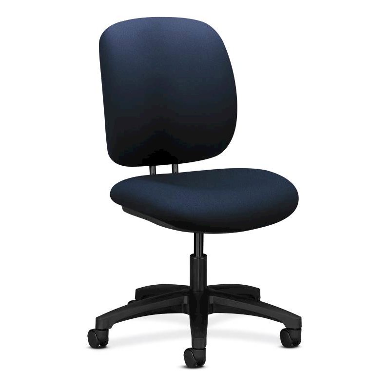 HON ComforTask Chair | Adjustable Back Depth | Navy Fabric. The main picture.