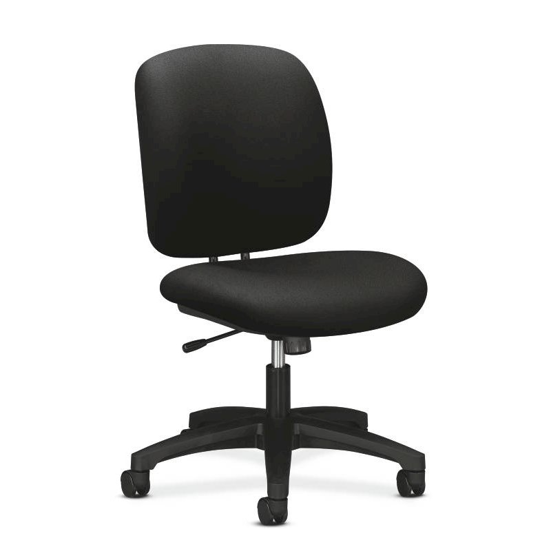 HON ComforTask Chair | Center-Tilt, Tension, Lock | Black Fabric. The main picture.