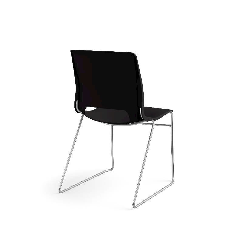 HON Motivate High-Density Stacking Chair | Onyx Shell | 4 per Carton. Picture 8