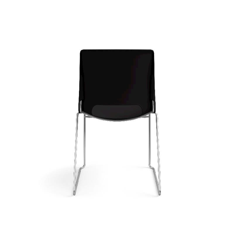 HON Motivate High-Density Stacking Chair | Onyx Shell | 4 per Carton. Picture 9