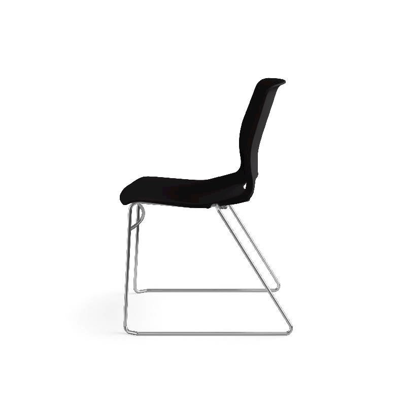 HON Motivate High-Density Stacking Chair | Onyx Shell | 4 per Carton. Picture 12