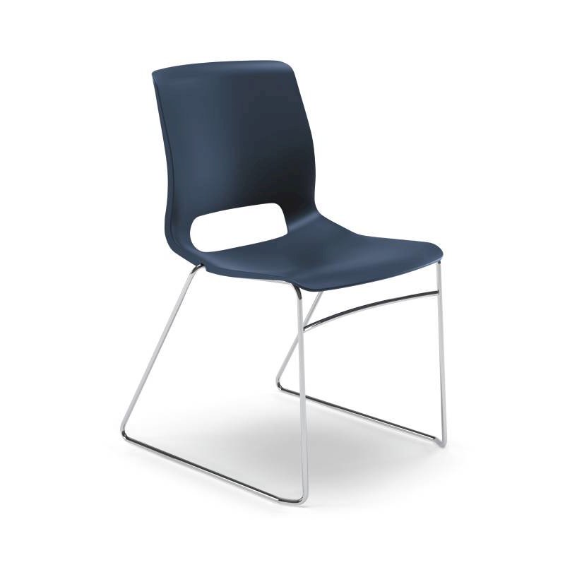 HON Motivate High-Density Stacking Chair | Regatta Shell | 4 per Carton. Picture 1