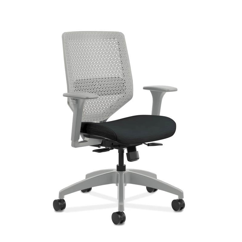 HON Solve Mid Back Task Chair | Reactiv Back | Ink Fabric. The main picture.