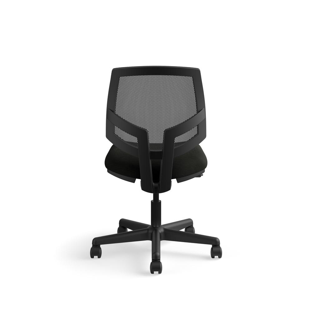 HON Volt Mesh Back Task Chair | Center-Tilt | Black SofThread Leather. Picture 3