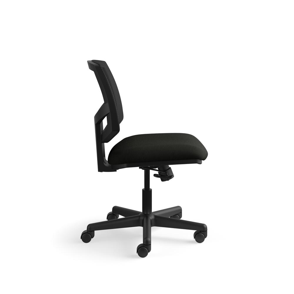 HON Volt Mesh Back Task Chair | Center-Tilt | Black SofThread Leather. Picture 5