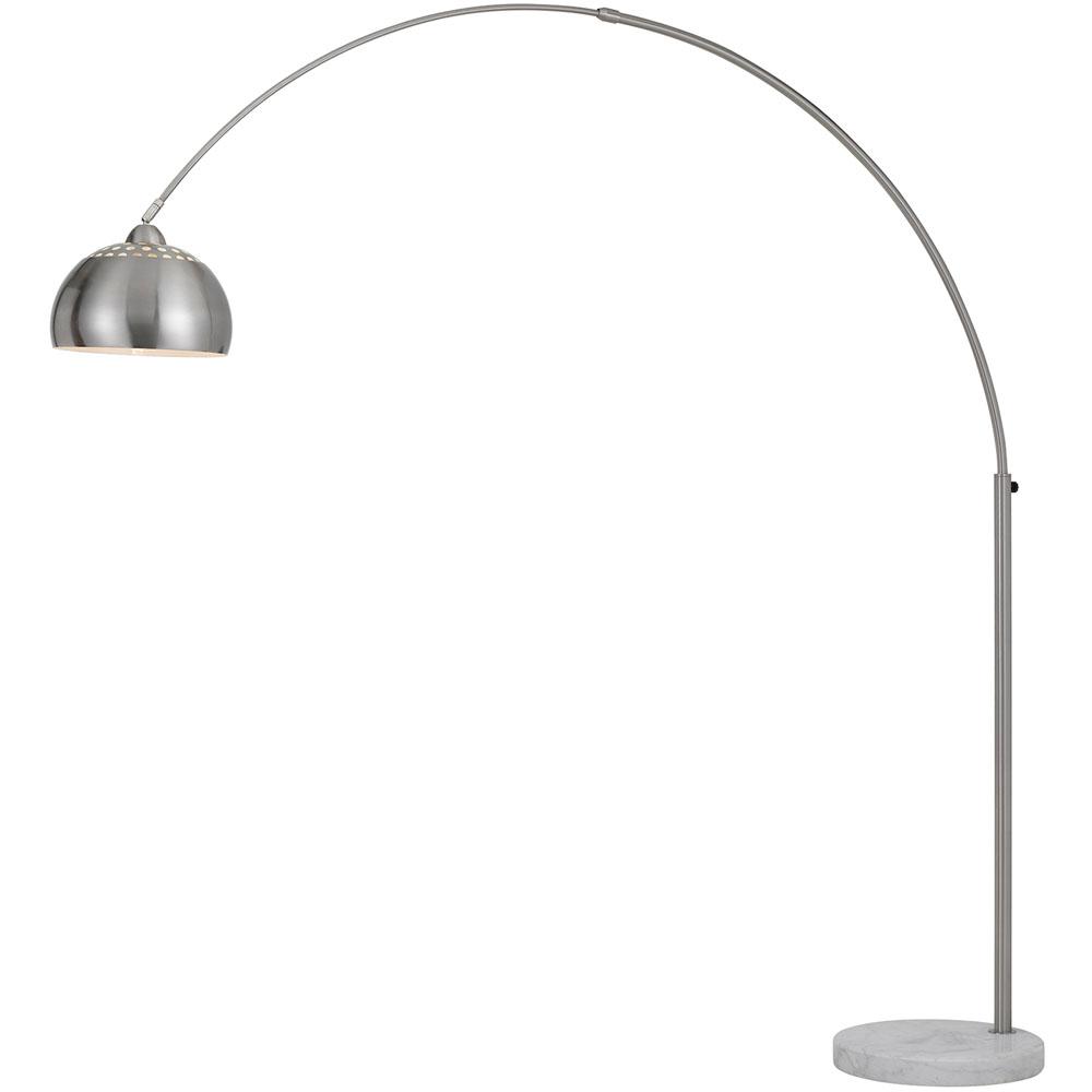 Orb Floor Lamp w/ Metal Globe, Adjustable 65-73"Wx75-86"H, 15" Base. Picture 1