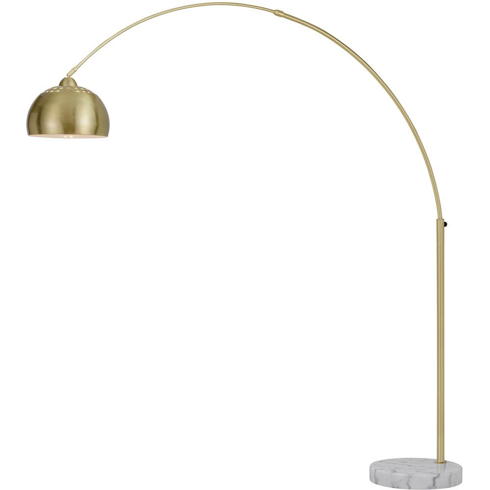 Orb Floor Lamp w/ Metal Globe, Adjustable 65-73"Wx75-86"H, 15" Base. Picture 1