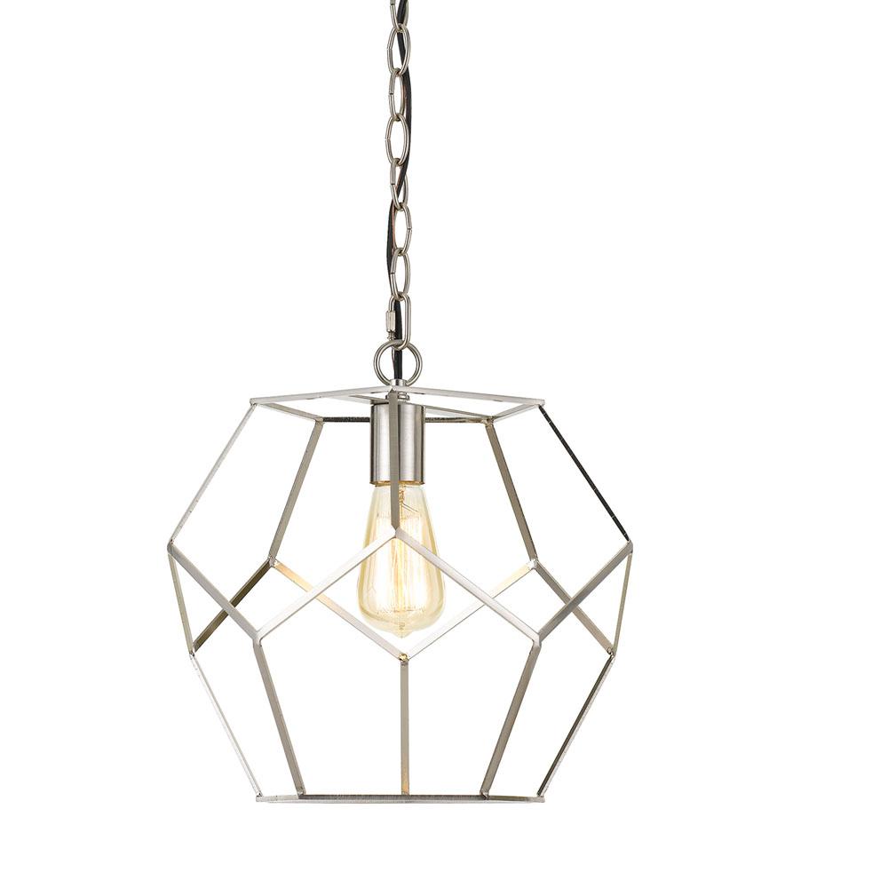 Bellini Polygons Pendant, 1-60W Bulb, 13"Wx12.25"H, Hardwire or Plug. Picture 1