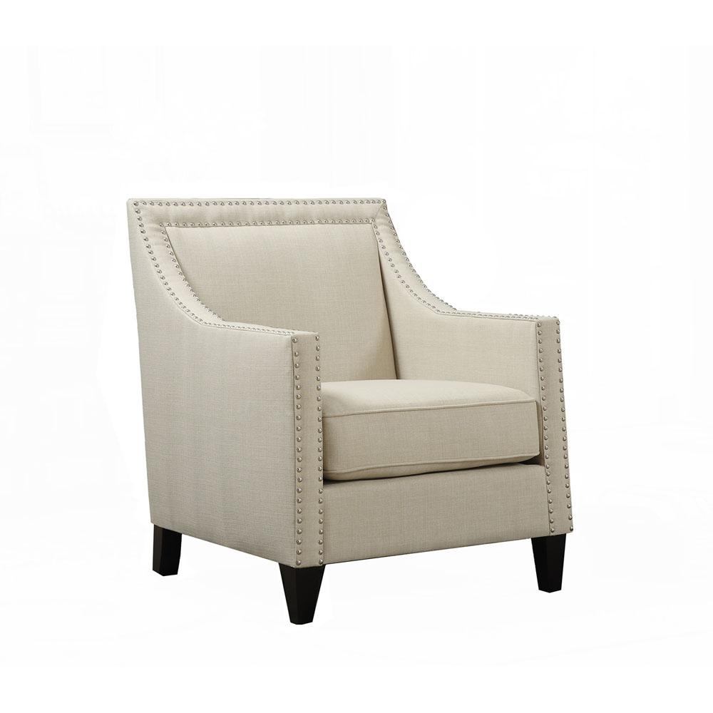 Bridgehampton Accent Chair w/ Nail Trim, 29"Wx31"Dx35.5"H. Picture 1