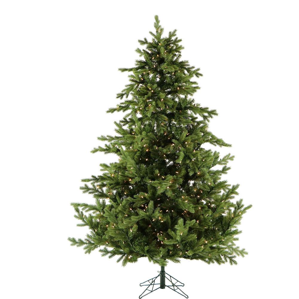 9-Ft. Woodside Pine Christmas Tree with Clear LED Lighting and EZ Connect. The main picture.