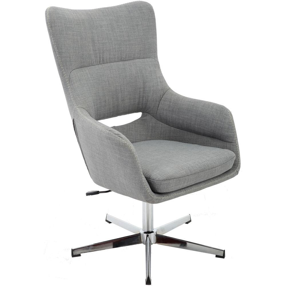 Harrison Stationary 18"H Office Chair, 360-Swivel, No Lift, No Wheels. The main picture.
