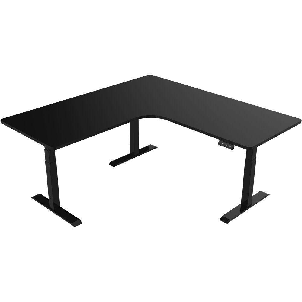 73"x73"x31" L Shape Sit/Stand Electric Desk. Picture 1