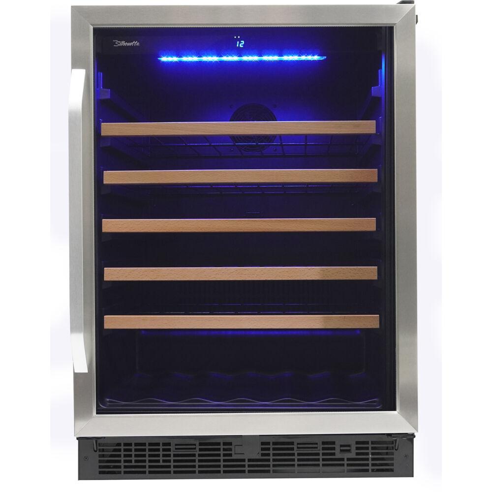 50 Wine Bottle Wine Cooler, Capacitive Touch Controls, Pro Style Handle. Picture 1