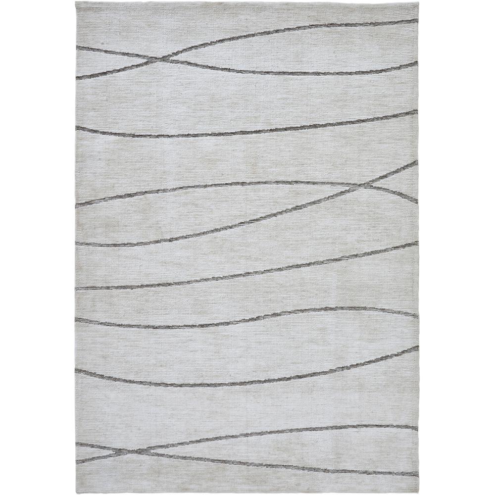 HAZEL Off White/Grey 5 x 8 Rug. Picture 1