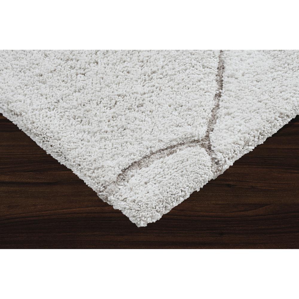 ALLEN Off White/Taupe 5 x 8 Rug. Picture 4