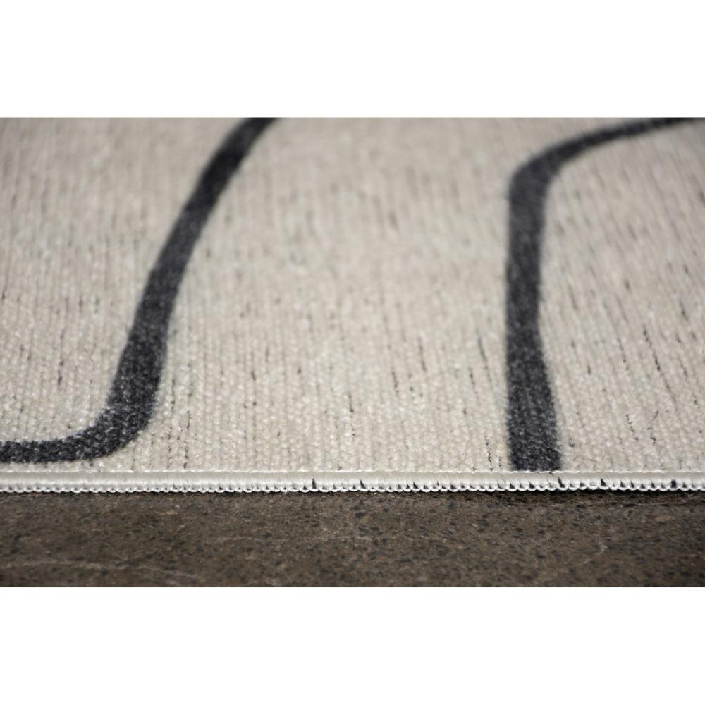 FALLON IVORY/ CHARCOAL 5 x 8 Indoor Rug. Picture 4