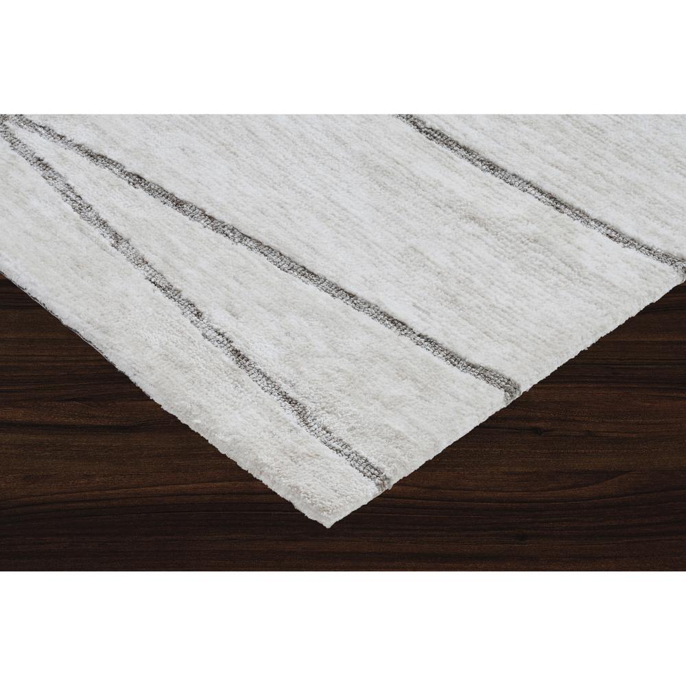 HAZEL Off White/Grey 5 x 8 Rug. Picture 4