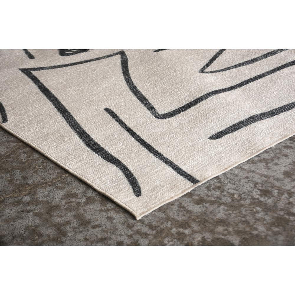 FALLON IVORY/ CHARCOAL 5 x 8 Indoor Rug. Picture 5
