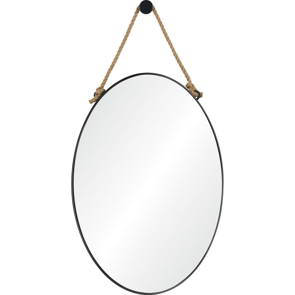 Parbuckle 22 in. x 42 in. Oval Mirror. Picture 1
