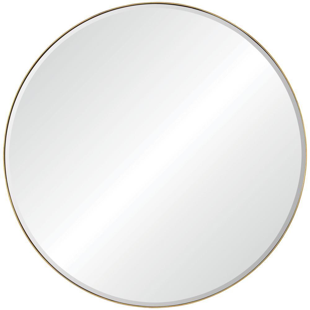 Thallo 48 in. x 48 in. Round Framed Mirror. Picture 1