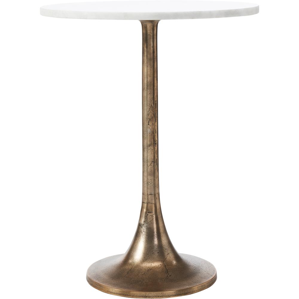 Amalya ANTIQUE BRASS SIDE TABLE. Picture 1