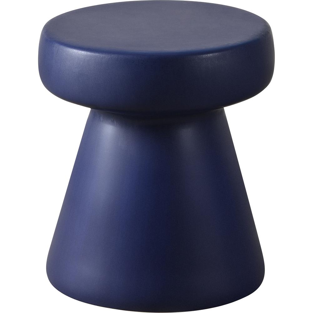 CHARLIE MATTE NAVY OUTDOOR TABLE. Picture 1