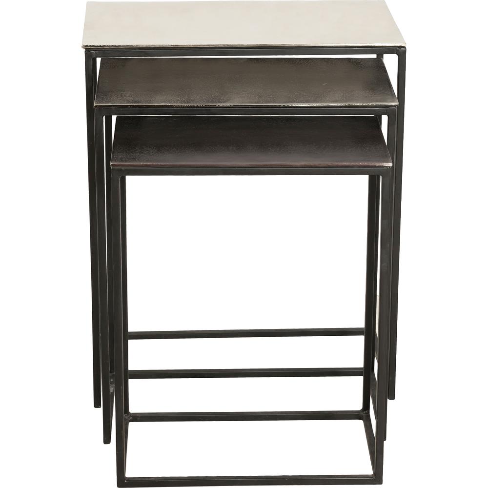 Manisa Nickel, Black and Bronze Accent Table. Picture 2