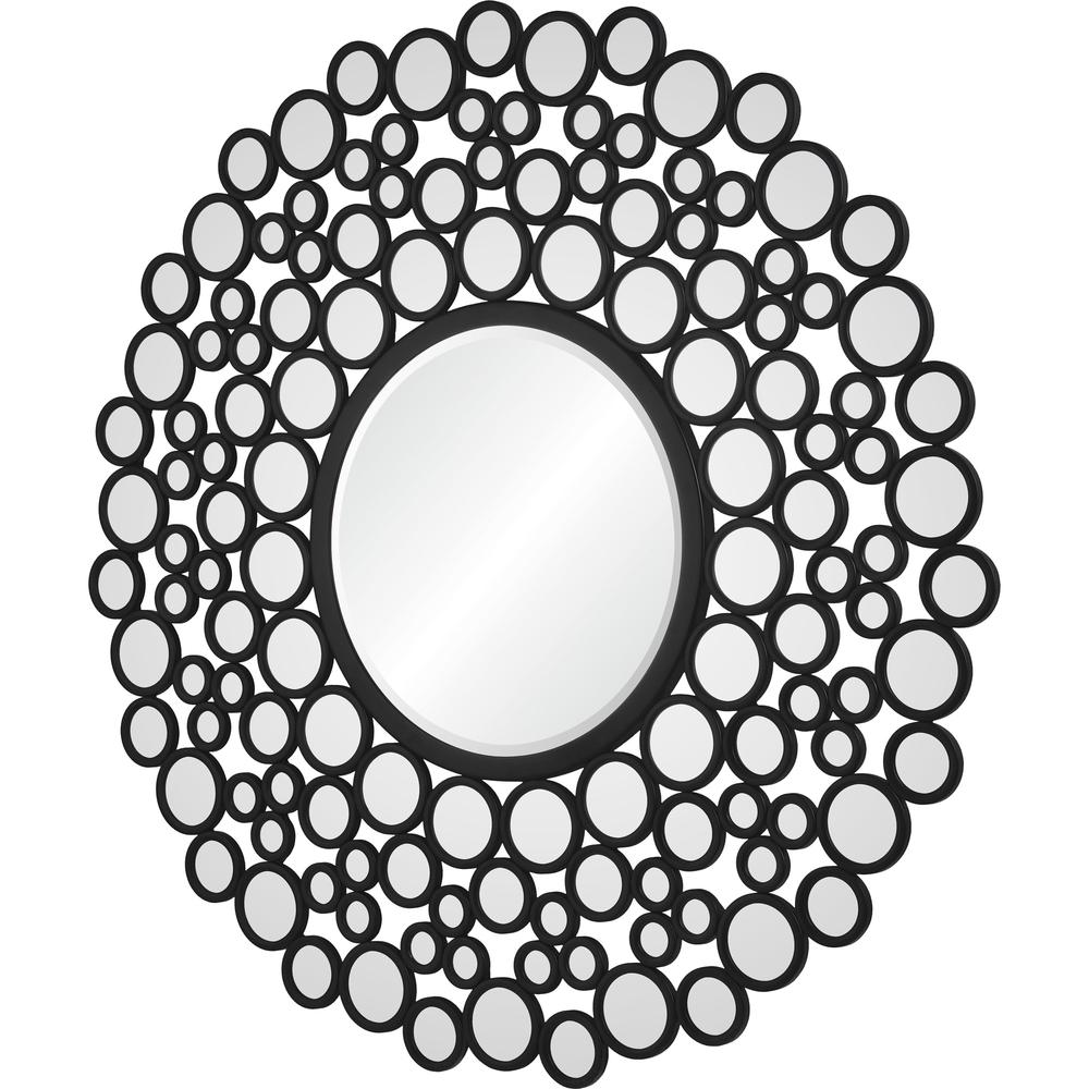 Alto 42 in. x 42 in. Round Framed Mirror. Picture 2
