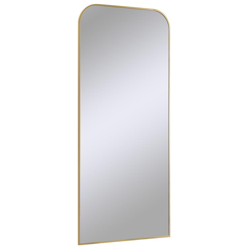 Meryem 30 x 72 Rectangular Framed Mirror. Picture 2