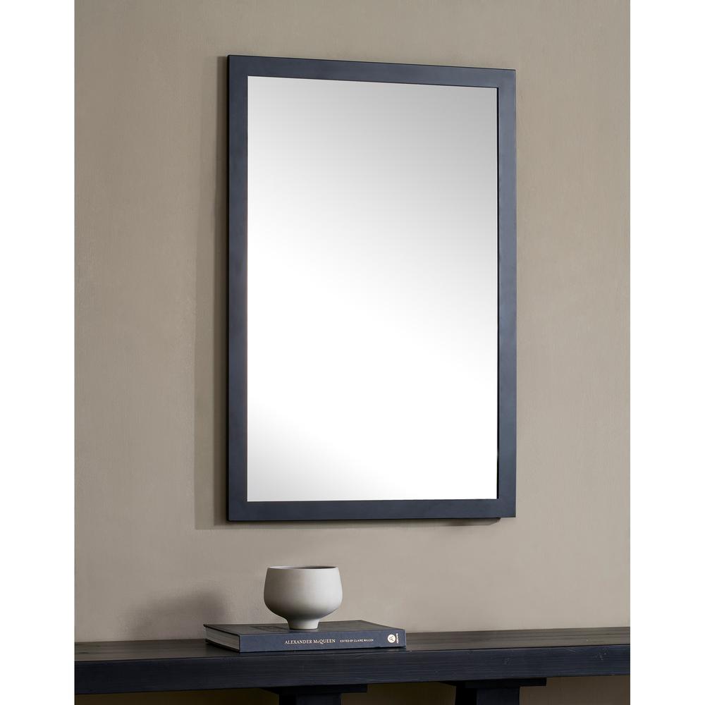 Salima 35.5 x 23.5 Rectangular Framed Mirror. Picture 5