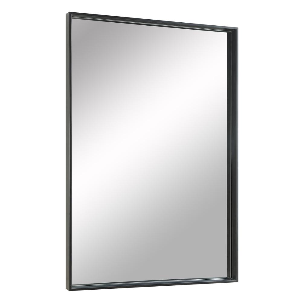 Annalise 45 x 30 Rectangular Framed Mirror. Picture 2