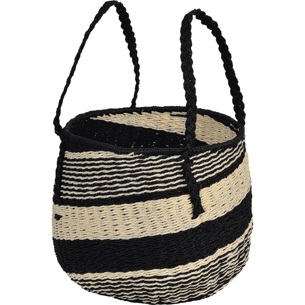 Merma Cream and Black S/M/L BASKETS (Set of 3). Picture 5