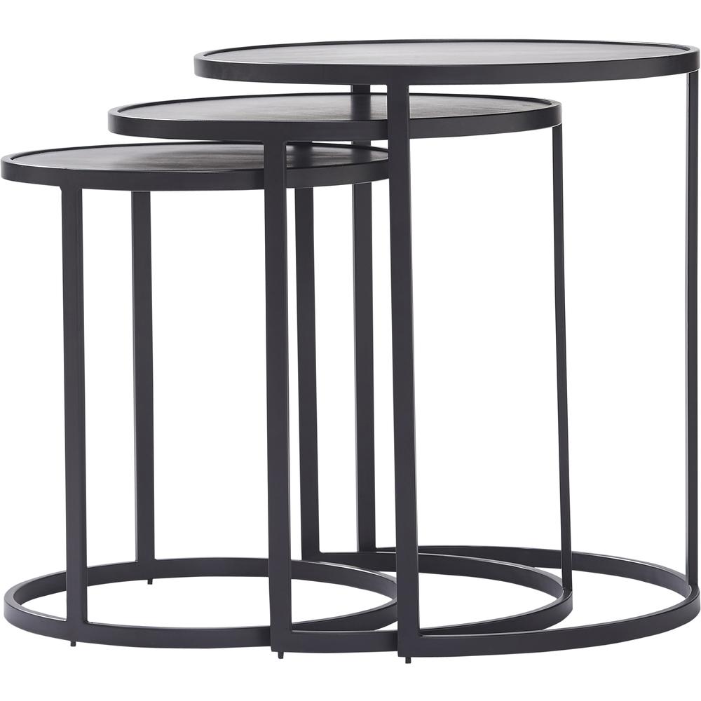 Donatella Black Table (Set of 3). Picture 2